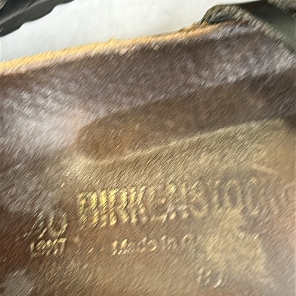 BIRKENSTOCK NAHUM BLACK OILED LEATHER ANKLE STRAPS WOMENS SANDAL SZ 40 - Picture 8 of 11